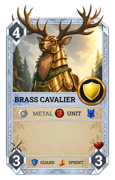 Brass Cavalier