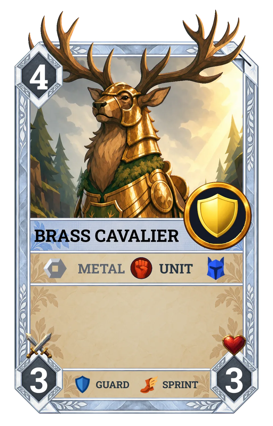 Brass Cavalier