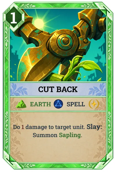 Cut Back
