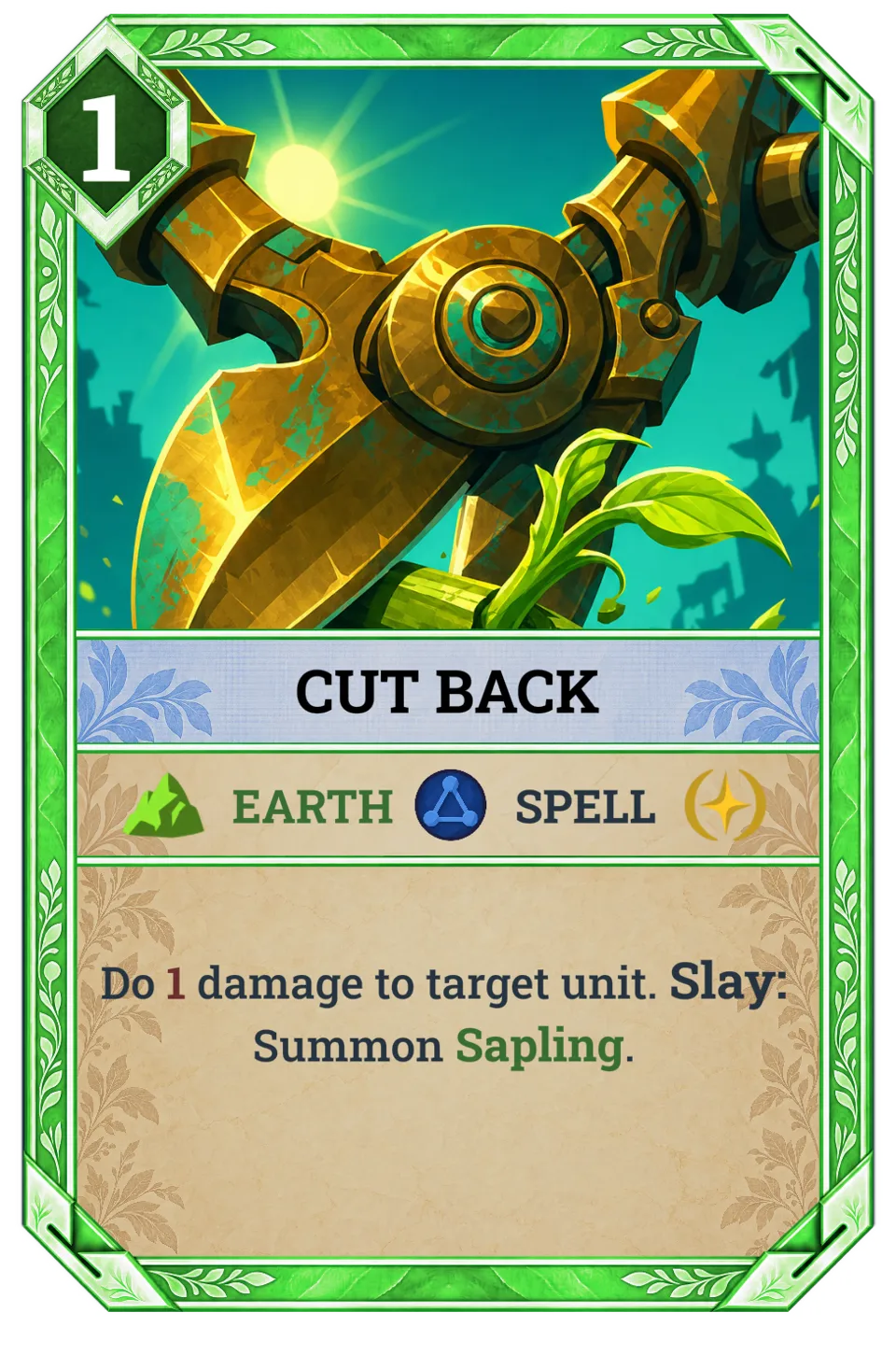 Cut Back