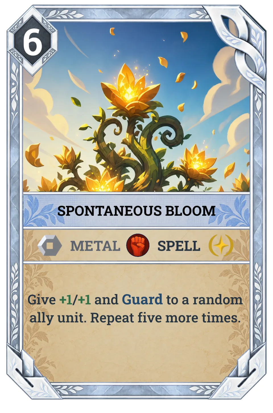 Spontaneous Bloom