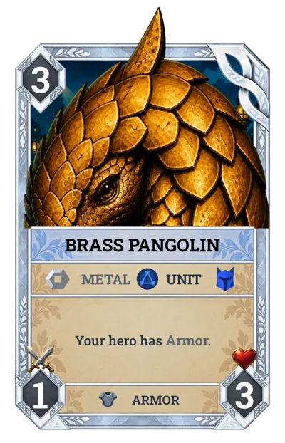 Brass Pangolin