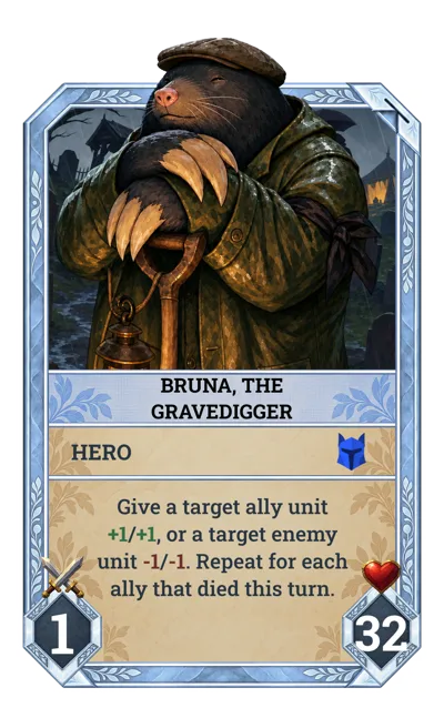 Bruna, The Gravedigger