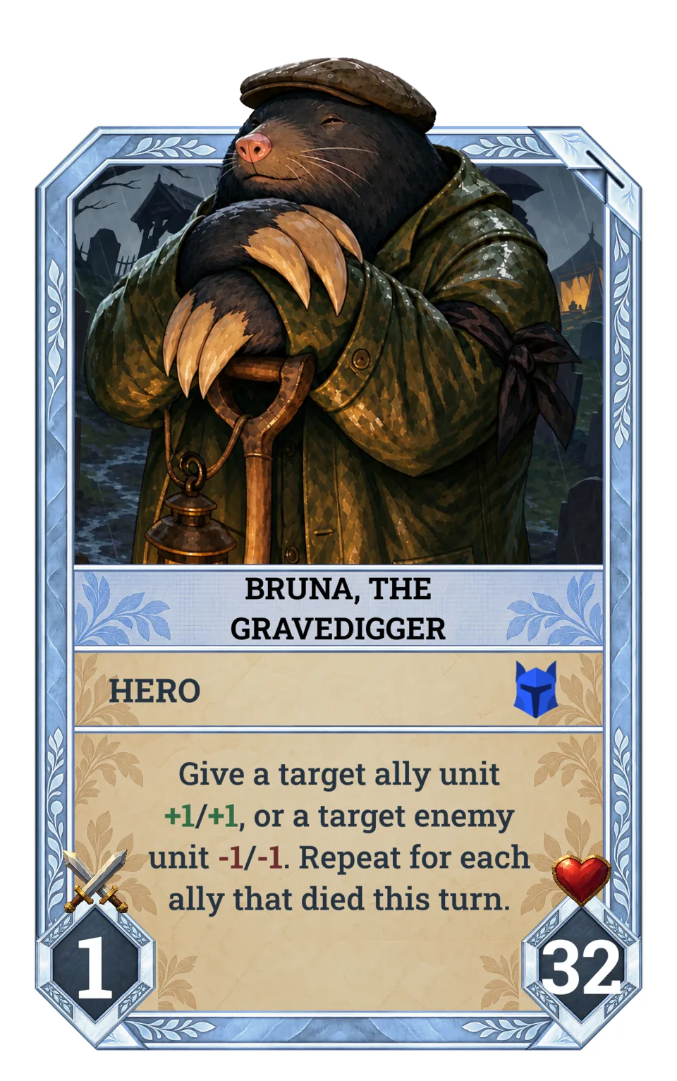Bruna, The Gravedigger