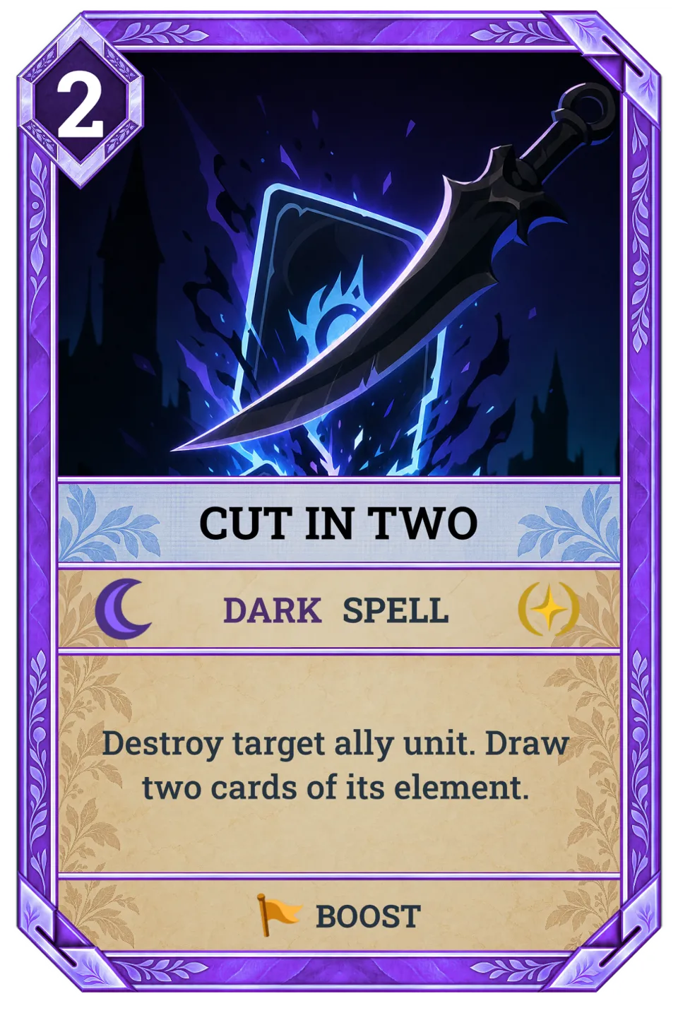 Cut in Two